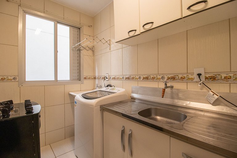 ACC43B - 1 Dorm Climatizado, Quadra Mar, Garagem