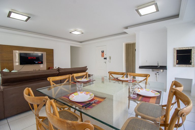 WAL51 - Churrasq, Quadra Mar, 3 Dorm, Climatizado