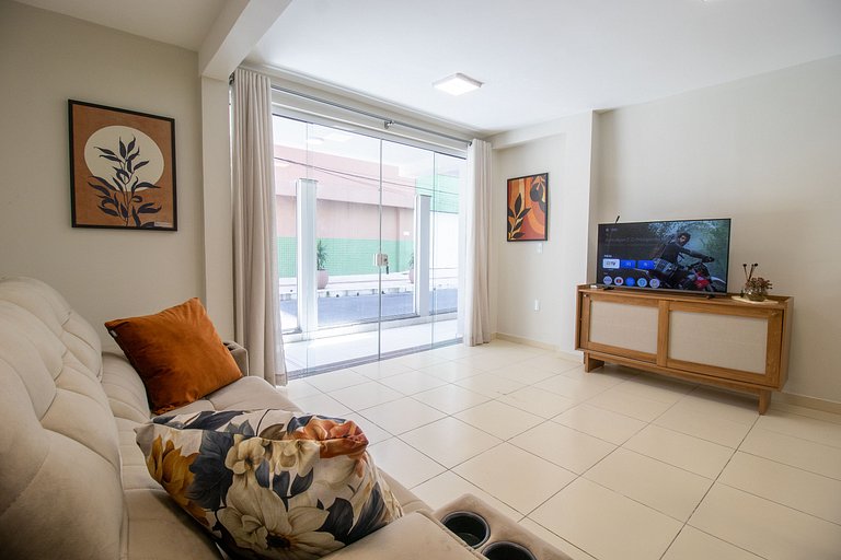 NES11 - Térreo, Garagem, 1Suíte+2Dorm, Climatizado