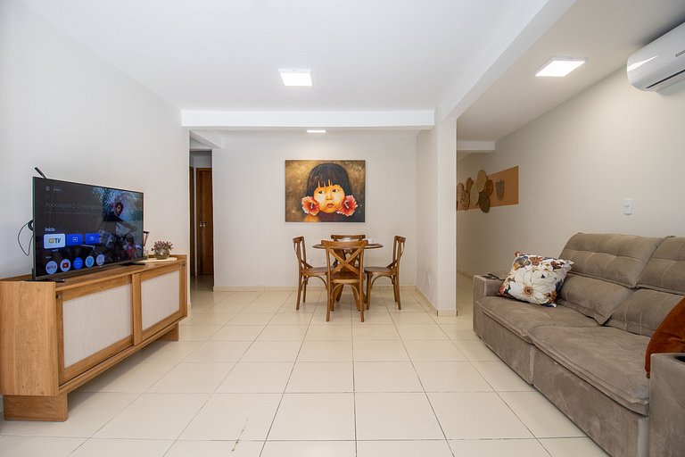 NES11 - Térreo, Garagem, 1Suíte+2Dorm, Climatizado