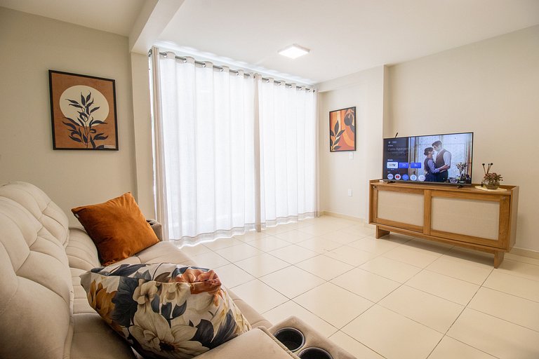 NES11 - Térreo, Garagem, 1Suíte+2Dorm, Climatizado