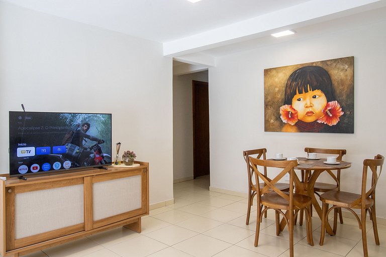 NES11 - Térreo, Garagem, 1Suíte+2Dorm, Climatizado