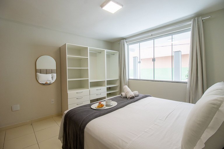 NES11 - Térreo, Garagem, 1Suíte+2Dorm, Climatizado