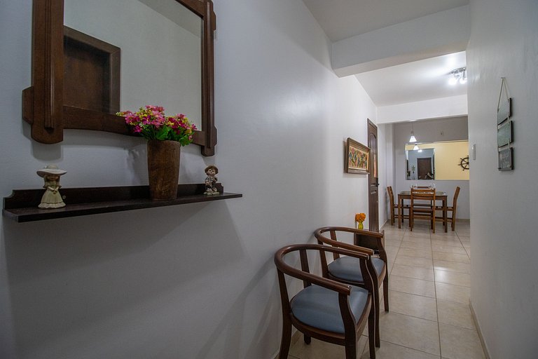 CRM38 - 2Dorm, Climatizado, Centro, Garagem, Wi-fi
