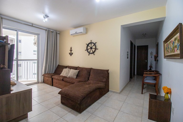 CRM38 - 2Dorm, Climatizado, Centro, Garagem, Wi-fi