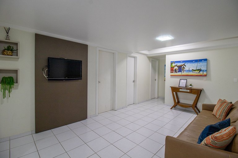 APU24 - Esq com Av Atlântica, 4 Dorm, Climatizado