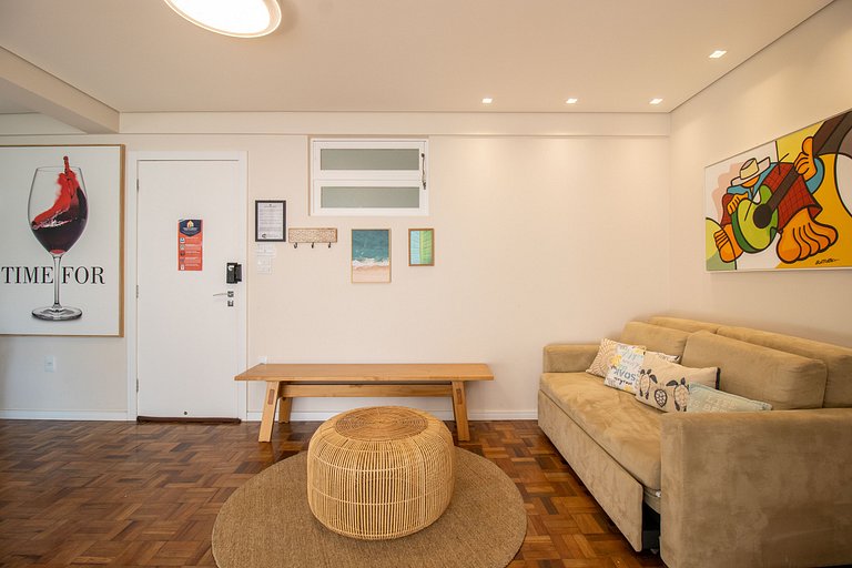 ITA135 - Climatizado, Quadra Mar, Garagem, Wi-fi