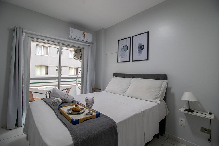 MZT21 - Quadra Mar, Sacada, 2 Dorm Climatizados
