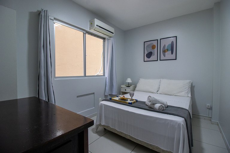 MZT21 - Quadra Mar, Sacada, 2 Dorm Climatizados