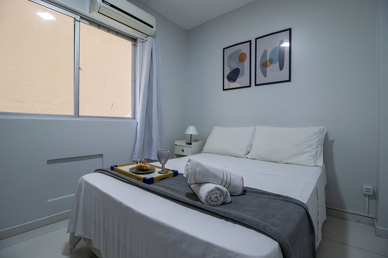 MZT21 - Quadra Mar, Sacada, 2 Dorm Climatizados