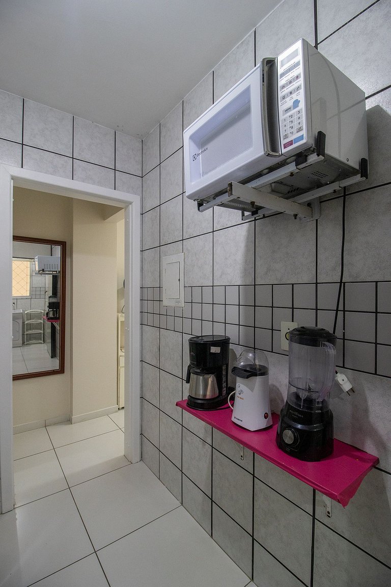MZT21 - Quadra Mar, Sacada, 2 Dorm Climatizados