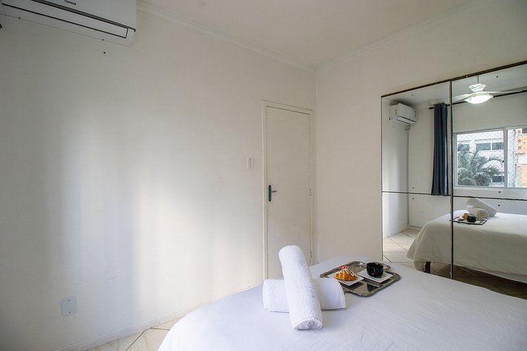 VPR23 - Quadra mar, 1 Dorm, 180m da praia, Wi-Fi