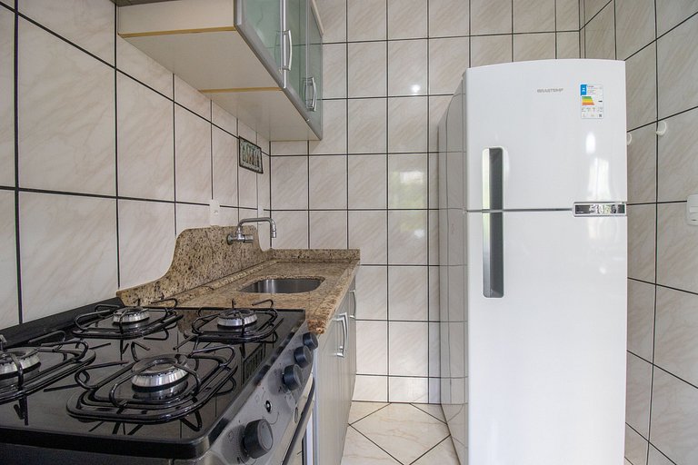 VPR23 - Quadra mar, 1 Dorm, 180m da praia, Wi-Fi