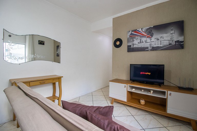VPR23 - Quadra mar, 1 Dorm, 180m da praia, Wi-Fi