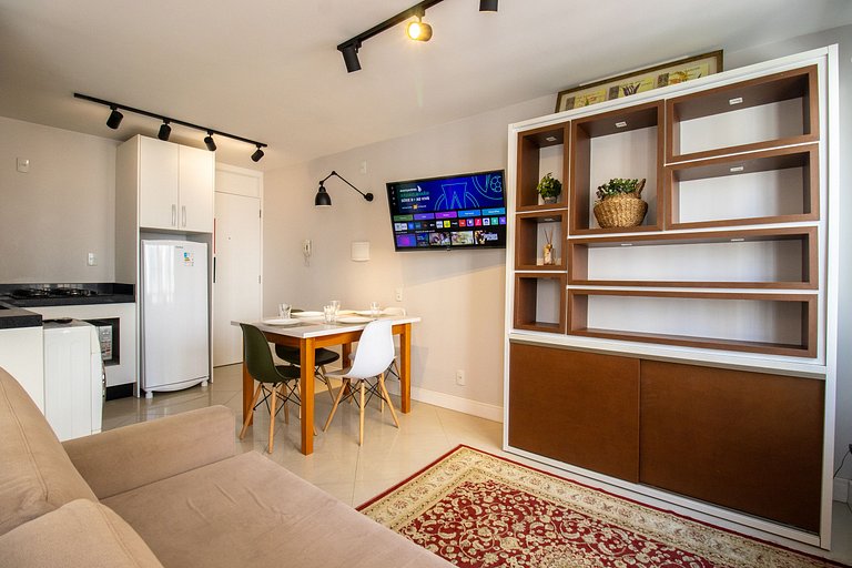 POS84 - Flat, Climatizado, Centro, Wi-Fi