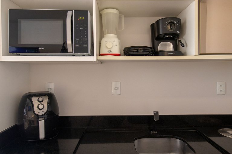 POS84 - Flat, Climatizado, Centro, Wi-Fi