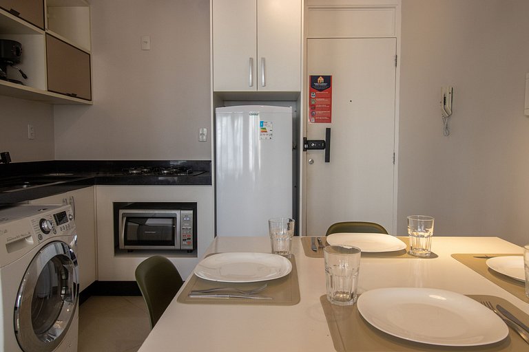 POS84 - Flat, Climatizado, Centro, Wi-Fi