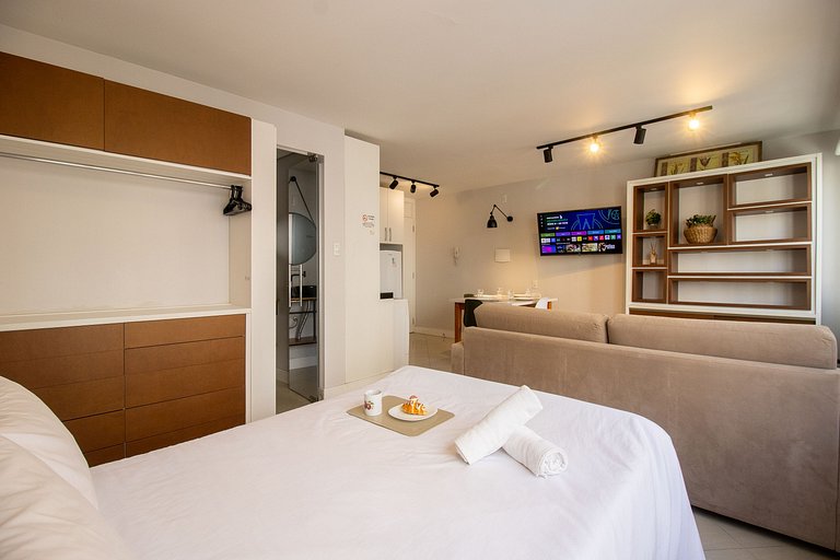 POS84 - Flat, Climatizado, Centro, Wi-Fi