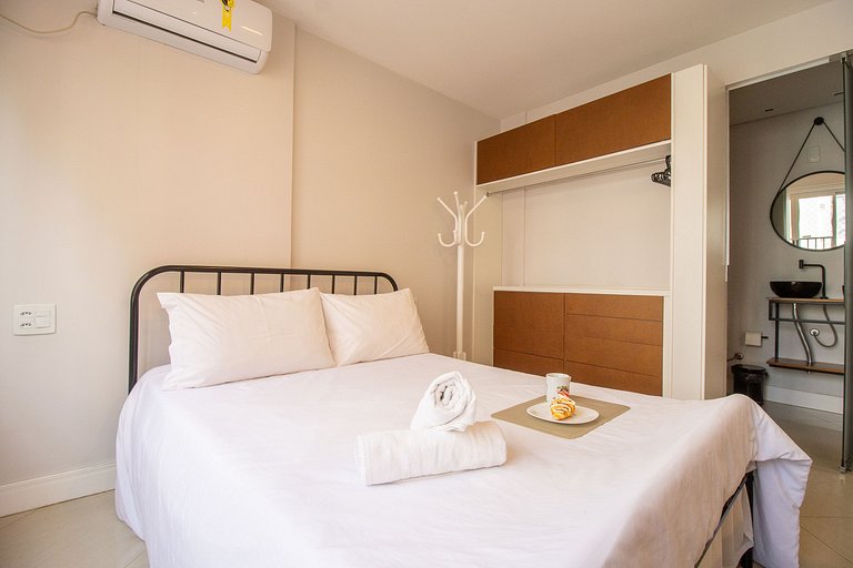 POS84 - Flat, Climatizado, Centro, Wi-Fi