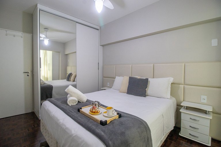 LFY24 - Praia Central, 1DR, TV Smart, Av Atlântica