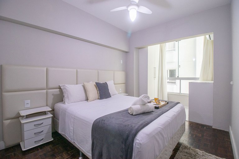 LFY24 - Praia Central, 1DR, TV Smart, Av Atlântica