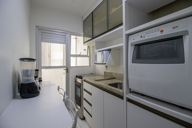 LFY24 - Praia Central, 1DR, TV Smart, Av Atlântica