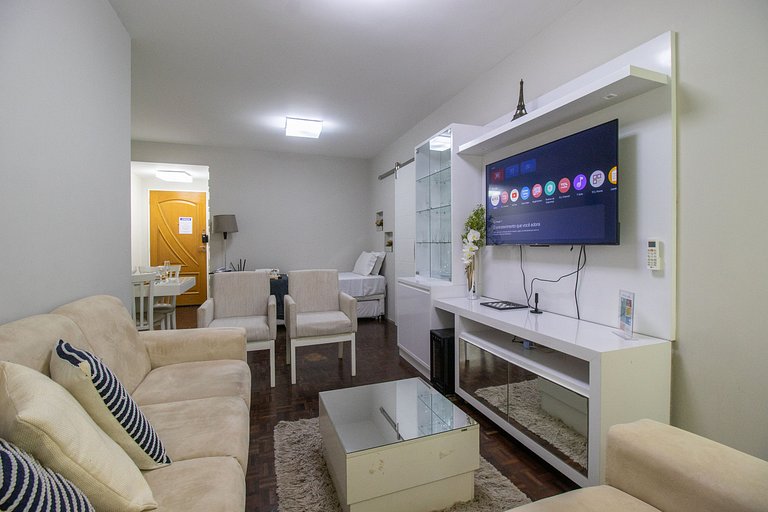 LFY24 - Praia Central, 1DR, TV Smart, Av Atlântica