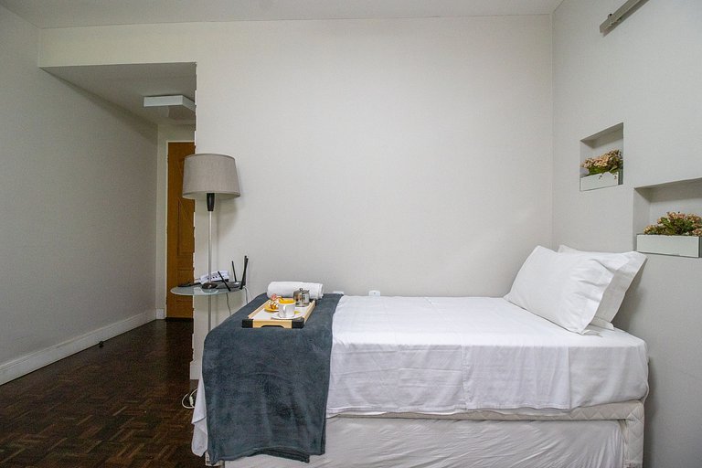 LFY24 - Praia Central, 1DR, TV Smart, Av Atlântica