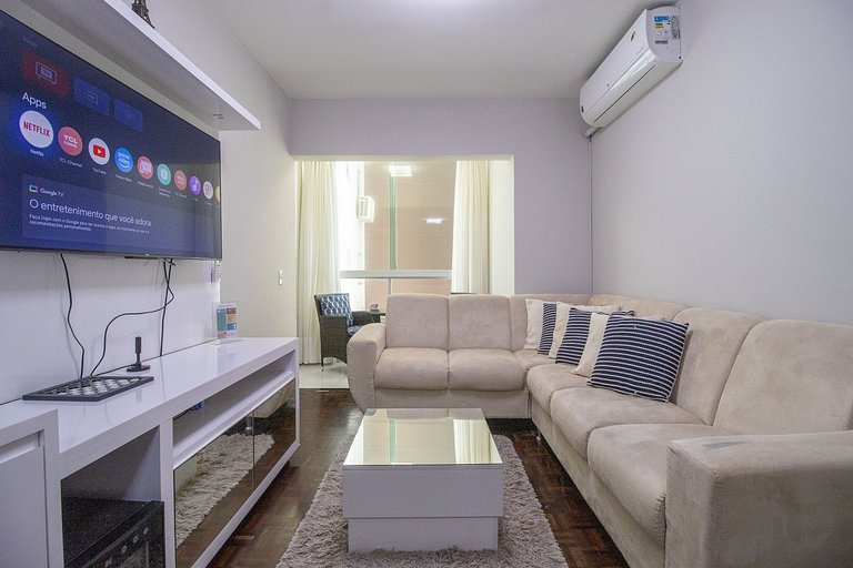 LFY24 - Praia Central, 1DR, TV Smart, Av Atlântica