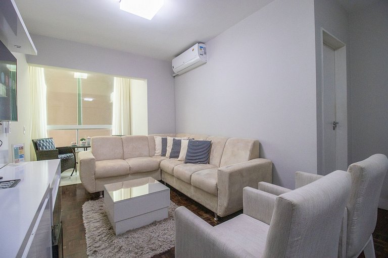 LFY24 - Praia Central, 1DR, TV Smart, Av Atlântica