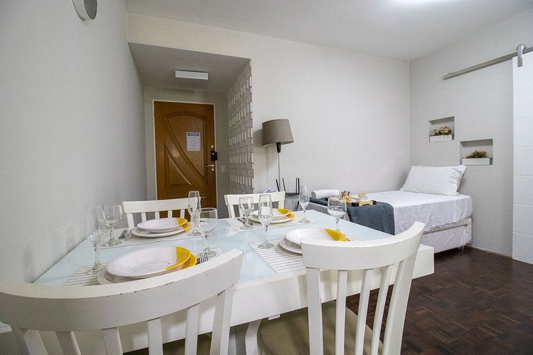 LFY24 - Praia Central, 1DR, TV Smart, Av Atlântica