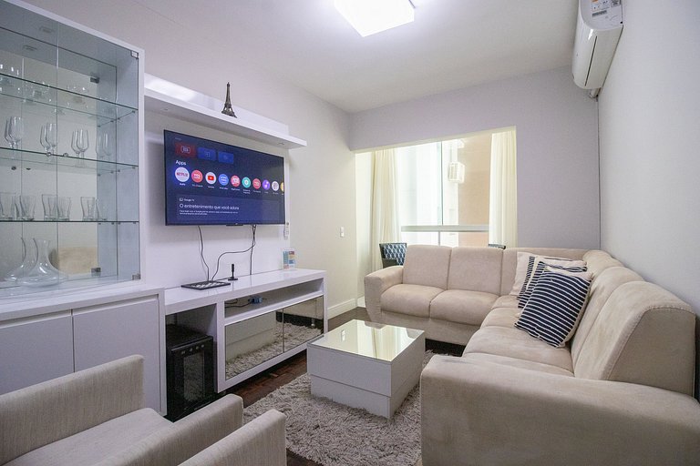 LFY24 - Praia Central, 1DR, TV Smart, Av Atlântica