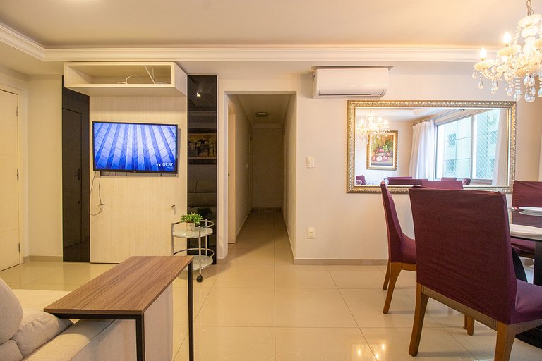 CIA25 - Av. Brasil, 3Dorm, Quadra Mar, Wi-fi